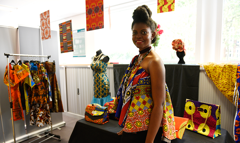 The Afro-Fashion exhibition traced the evolution and history of African textiles and fashion.       