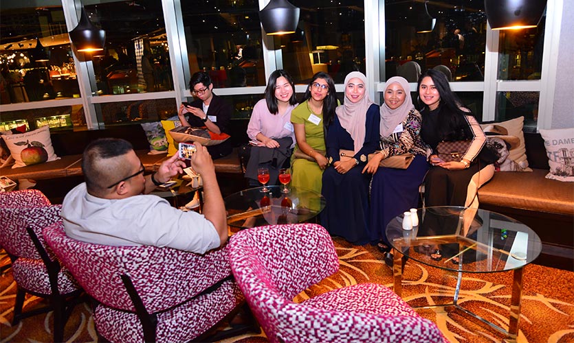 Posing for photos - Malaysian Graduation 2018