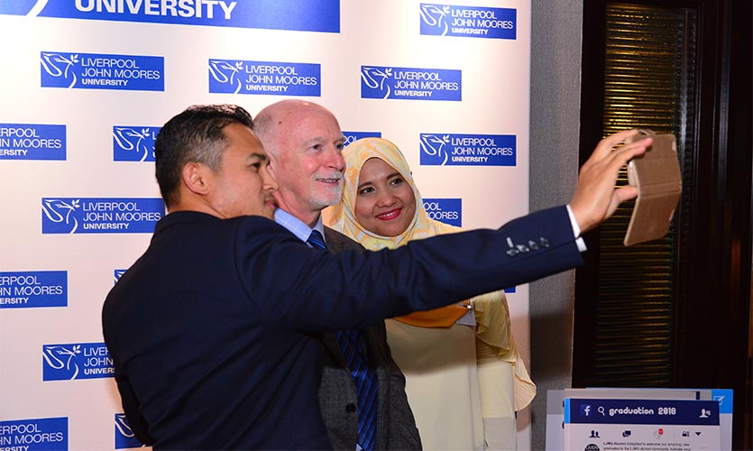 Posing for photos - Malaysian Graduation 2018