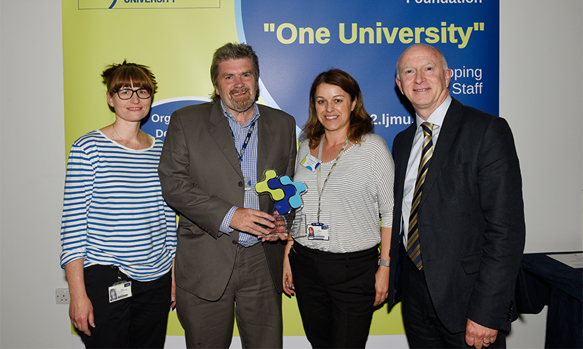 Centre for Entrepreneurship with LJMU Vice-Chancellor Professor Nigel Weatherill