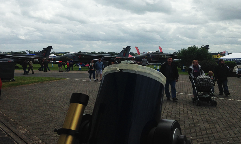 Image of jet fighters taken at the Cosford Air Show