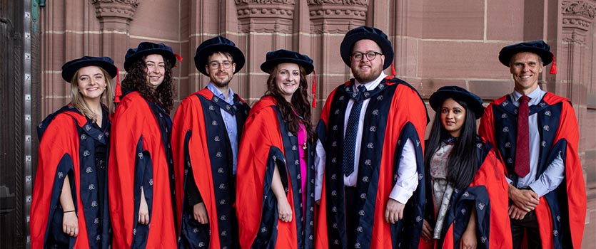 Natural Sciences and Psychology PhDs graduands - Graduation 2019