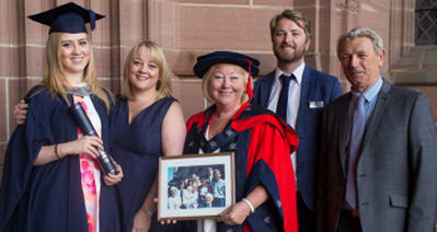 Image of Gemma Cragg with family