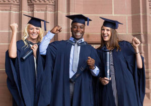 Kay Bradshaw, Ray Addai and Leah Gilbert