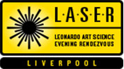 Leonardo Art Science Evening Rendezvous - Liverpool LASER - Logo